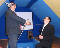 Pasowanie na Dyrektora Kina Pusz przez Brata 